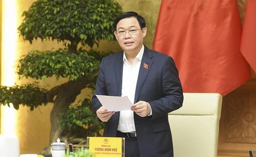Chủ tịch Quốc hội Vương Đình Huệ.