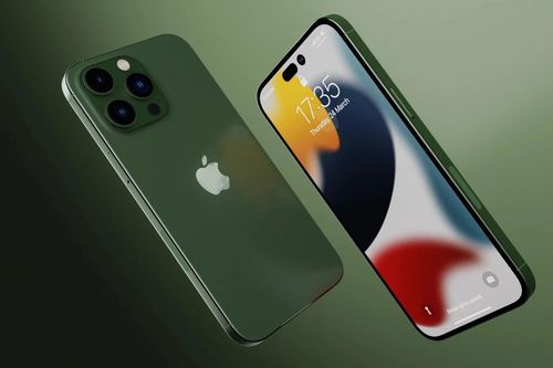 Ảnh dựng iPhone 14 Pro Max với màn hình có cụm camera chữ i. Ảnh: Phone Arena.