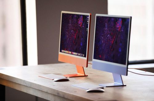  iMac 24 inch có thể được nâng cấp với chip M2 trong năm nay. Ảnh: The Verge. 