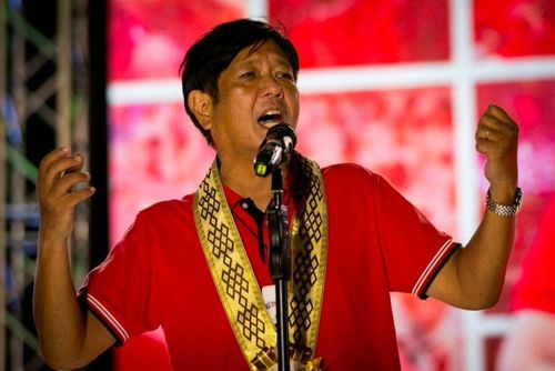 Ứng viên tổng thống Philippines Ferdinand "Bongbong" Marcos Jr. - con trai cố lãnh đạo độc tài Ferdinand Marcos. (Ảnh: Reuters)