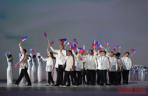 Đoàn thể thao Philippines có tổng cộng 425 vận động viên dự thi 39/40 môn. (Ảnh: THÀNH ĐẠT)