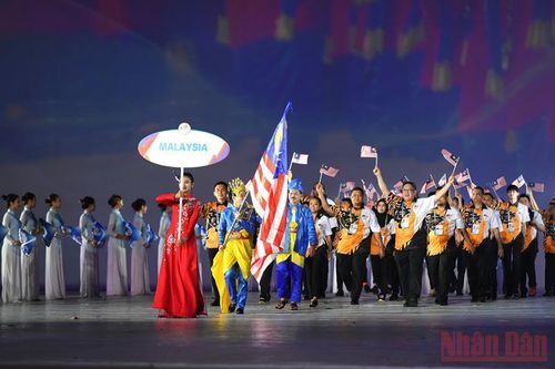Đoàn Malaysia có tổng cộng 586 vận động viên tranh tài ở 39/40 môn của SEA Games 31. (Ảnh: THÀNH ĐẠT) 