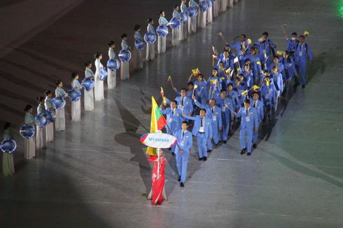 Myanmar có 294 VĐV tham gia tranh tài ở kỳ SEA Games này.