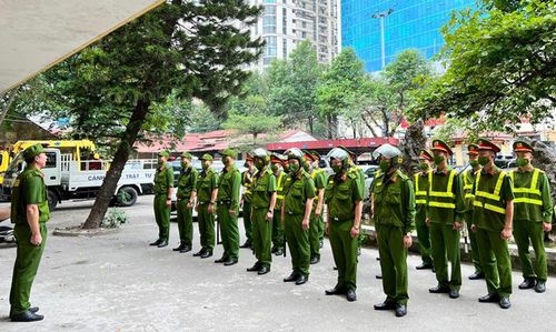 Cảnh sát 113 (Công an thành phố Hà Nội) sẵn sàng làm nhiệm vụ bảo đảm an ninh, an toàn SEA Games 31.