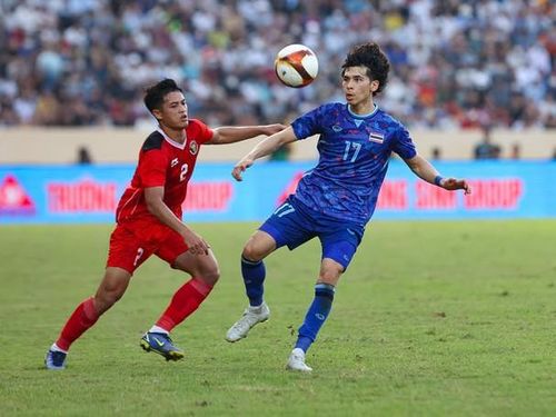 Ben Davis (số 17) là một trong những mũi nhọn nguy hiểm nhất của U23 Thái Lan. Ảnh tư liệu: Đậu Tiến Đạt