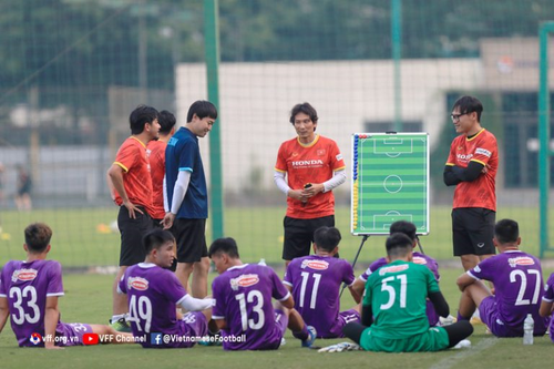 HLV Gong Oh-kyun chốt danh sách 25 cầu thủ U23 Việt Nam dự VCK U23 châu Á 2022. Ảnh: Phương Thúy