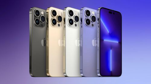  Tin đồn dự đoán iPhone 14 Pro có màn hình đục lỗ tròn kèm viên thuốc thay vì dải khuyết như trước đây. Ảnh: MacRumors. 