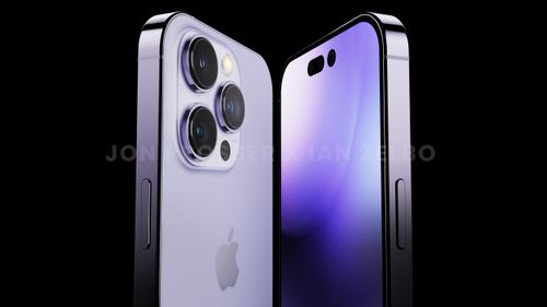 Ảnh dựng của iPhone 14 Pro cũng tập trung vào phiên bản màu tím được đồn đại trong thời gian dài. Nếu tin đồn chính xác, đây là lần đầu tiên màu tím xuất hiện trên iPhone dòng Pro. Apple từng ra mắt màu tím cho dòng iPhone 12 và iPhone 11 tiêu chuẩn. Những màu sắc khác của iPhone 14 Pro có thể gồm than chì, bạc và vàng.