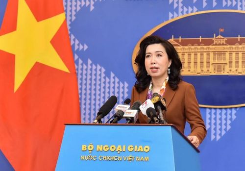 Người phát ngôn Bộ Ngoại giao Lê Thị Thu Hằng.