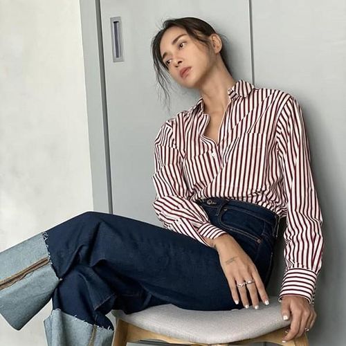 Thời trang của Ngô Thanh Vân từng gắn liền với những kiểu sơ mi, quần suông, suit đậm chất menswear.