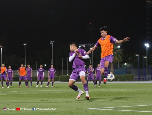 U23 Việt Nam rèn rũa những mảng miếng tấn công. Ảnh VFF.