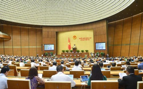 Quang cảnh phiên họp chiều 30-5.