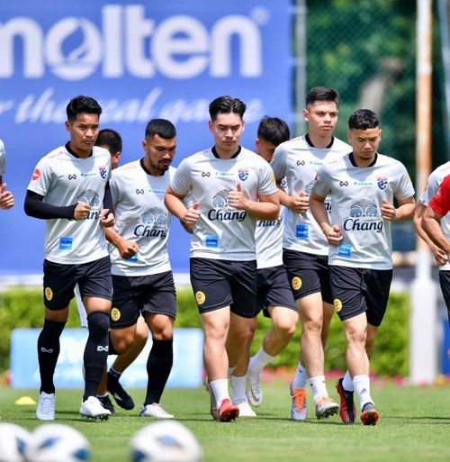 Sau kỳ SEA Games 31 thất bại, U23 Thái Lan đang khao khát thể hiện mình ở giải U23 châu Á lần này. Ảnh: FAT.
