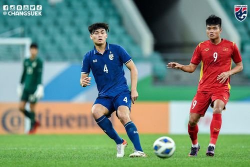 Văn Tùng có bàn thắng đáng nhớ vào lưới U23 Thái Lan. Ảnh: Changsuek.