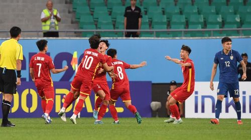 U23 Việt Nam để U23 Thái Lan cầm hòa đáng tiếc ở trận ra quân tại VCK U23 châu Á 2022. Ảnh: AFC.