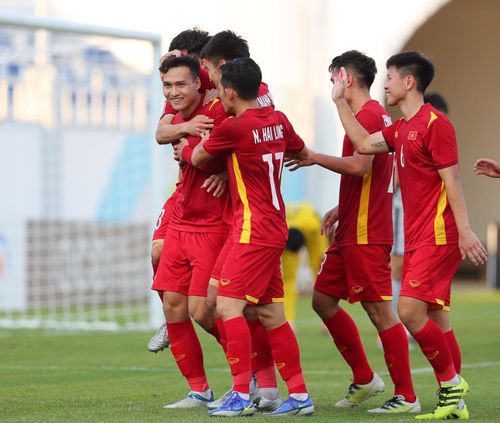 U23 Việt Nam vượt qua vòng bảng, giành vé chơi trận tứ kết VCK U23 châu Á 2022. Ảnh: AFC.