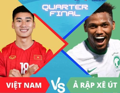 U23 Ả Rập Xê Út gặp U23 Việt Nam ở tứ kết.