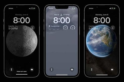 Phiến bản hệ điều hành iOS 16 mới với bộ hình nền động mới lấy chủ đề về Thiên văn học