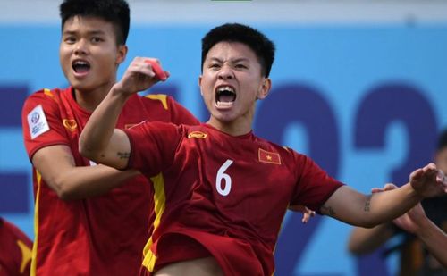 Tuyển U23 Việt Nam thể hiện sự tự tin. Ảnh: VFF