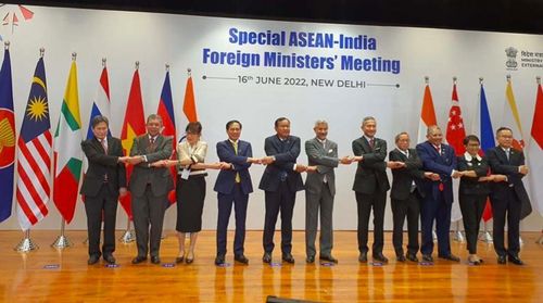 Hội nghị Bộ trưởng Ngoại giao đặc biệt Ấn Độ - ASEAN diễn ra từ ngày 16-17/6. (Ảnh: VNA)
