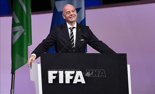 Ông Gianni Infantino - Chủ tịch Liên đoàn bóng đá thế giới (FIFA). Ảnh: AFP/TTXVN