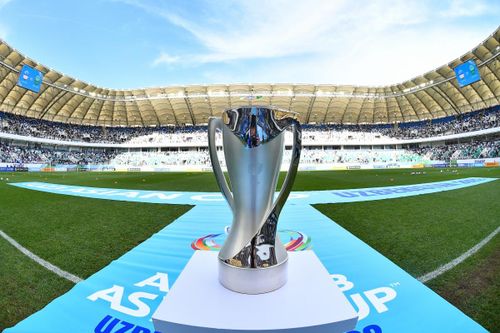 Chiếc Cúp vô địch U23 châu Á 2022. (Ảnh: AFC)