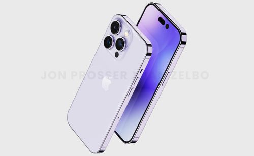 Ảnh dựng iPhone 14 Pro dựa trên tin đồn. Ảnh: Jon Prosser.