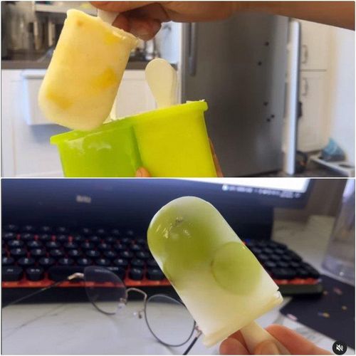 Người đẹp khi thèm ăn ngọt sẽ tự làm kem homemade. Thành phần chủ yếu là từ hoa quả tươi, sữa tươi không đường hoặc bột hoa quả tạo mùi sao cho hạn chế calo hết mức có thể