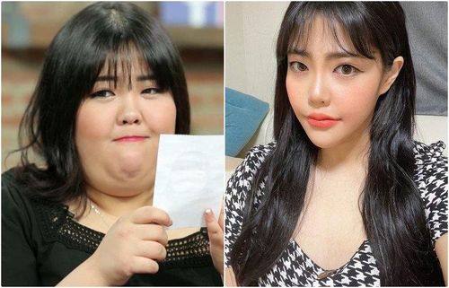 Giảm cân, những đường nét trên gương mặt của "thánh ăn" cũng dần hiện rõ. Trông cô nàng xinh đẹp có khác nào một idol không?