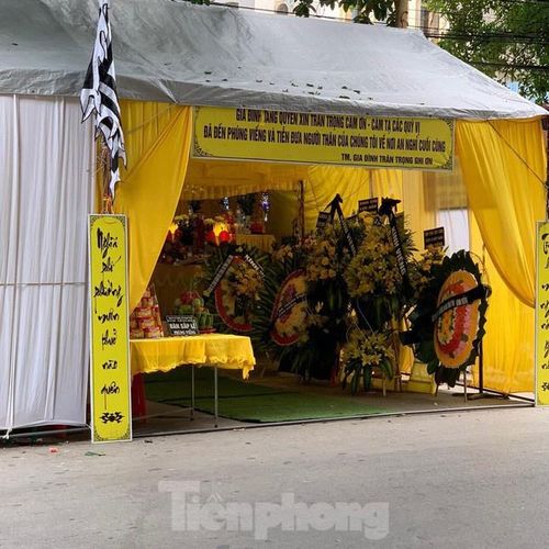 Tang lễ đại úy Đ. được tổ chức ngày 27/6. Ảnh: Duy Chiến.