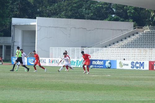 U19 Việt Nam sẽ gặp U19 Thái Lan ở trận đấu cuối cùng của bảng A. Ảnh: VFF.
