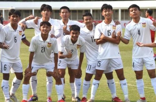U19 Lào đang là hiện tượng tại giải U19 Đông Nam Á 2022. Ảnh: AFF