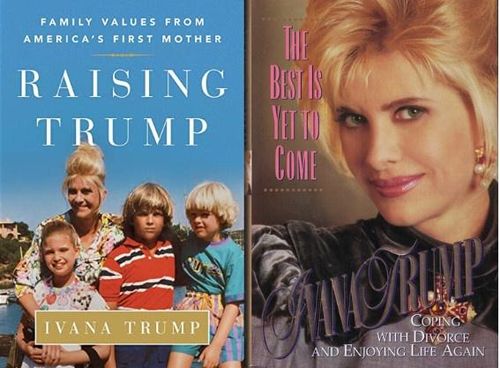  Bìa hai cuốn sách của bà Ivana Trump. Ảnh: Amazon. 