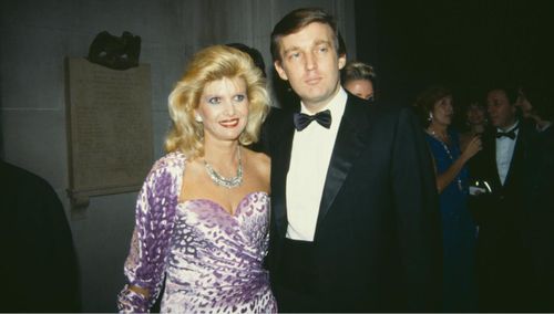 Bà Ivana và ông Donald Trump khi còn ở bên nhau.