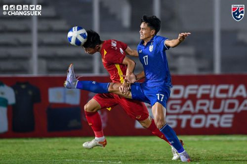 U19 Việt Nam từng đánh bại Thái Lan ở trận tranh hạng 3 giải U19 Đông Nam Á 2022. Ảnh: Changsuek.