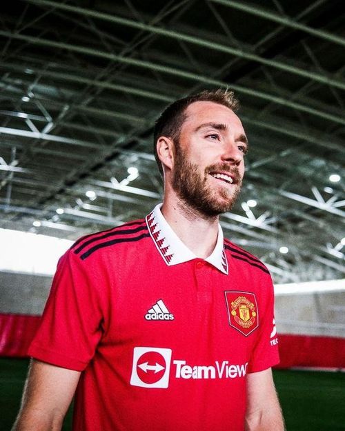 Eriksen trong màu áo MU