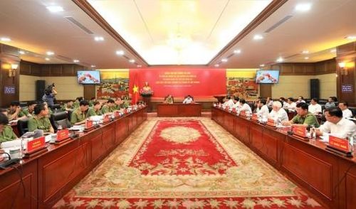 Toàn cảnh buổi làm việc giữa Bộ Công an với Thành ủy Hải Phòng