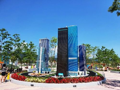 Các công trình tiêu biểu của Hàn Quốc được tái hiện bằng những mảng lego tại Legoland.