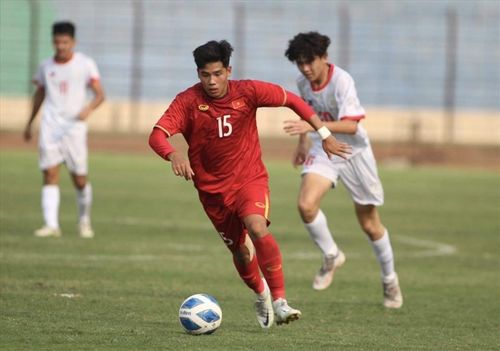 U16 Việt Nam rộng cửa giành vé vào bán kết giải vô địch U16 Đông Nam Á 2022. Ảnh: VFF