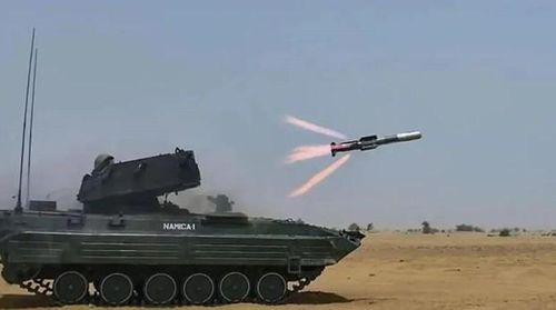 Ấn Độ phóng thử tên lửa chống tăng. (Nguồn: chanakyaforum.com)
