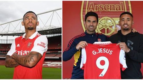 Gabriel Jesus mang áo số 9