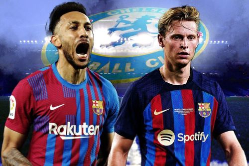 Chelsea muốn rước về cả Aubameyang lẫn De Jong