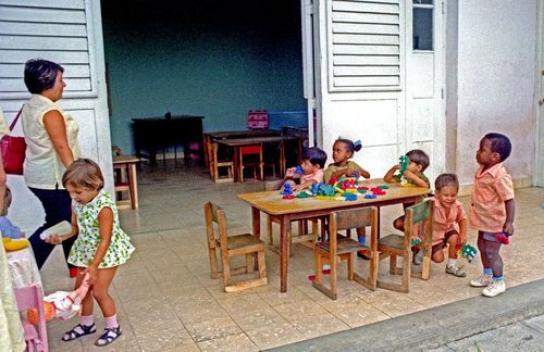 Một lớp mầm non ở Santa Clara.