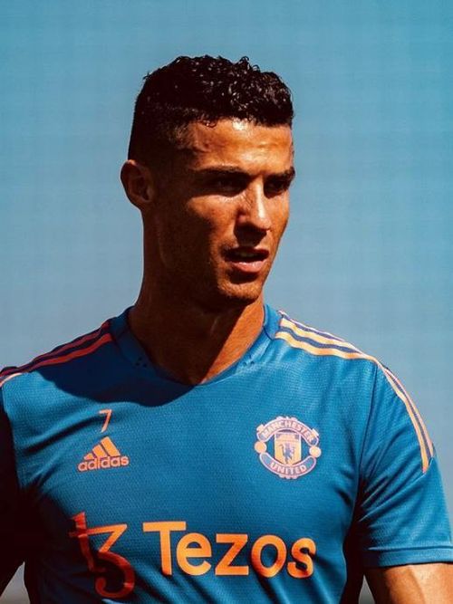 Ronaldo vẫn đang tích cực tập luyện mặc kệ những tin đồn xung quanh. Ảnh: Manchester United.