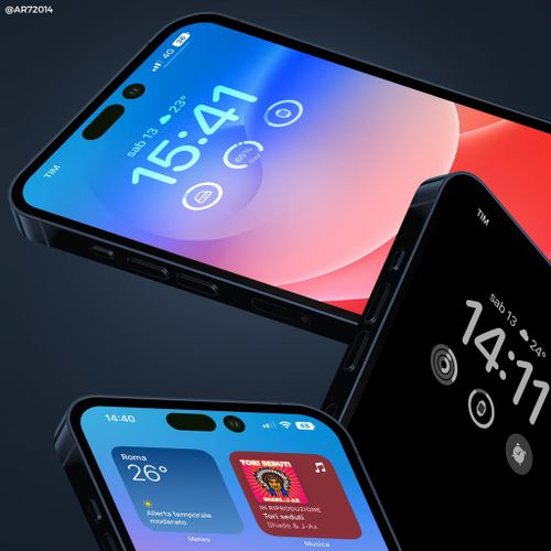 Tính năng màn hình luôn bật (Always-On Display) có trên các iPhone Pro mới. Ảnh: @AR7