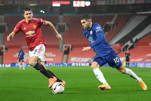 Chelsea có ý định dùng Pulisic đổi lấy Maguire.