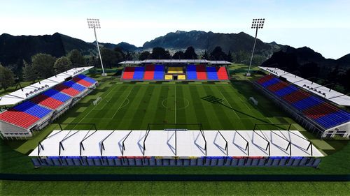 Thành phố Vaduz, nơi tọa lạc của CLB này, có dân số rơi vào khoảng 5.600 người. Sân Rheinpark Stadion của Vaduz có sức chứa chỉ hơn 5.800 chỗ ngồi, nằm trong số những địa điểm thi đấu nhỏ nhất của cúp châu Âu mùa này. Đây cũng là nơi tổ chức các trận đấu của tuyển Liechtenstein tại vòng loại EURO hay World Cup.