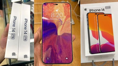 Hôp iPhone 14, dung lượng 2 TB chỉ là ảnh dựng. Ảnh: Techdroid.