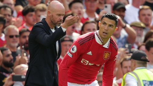 HLV Erik ten Hag vẫn dùng Ronaldo những trận gần đây.