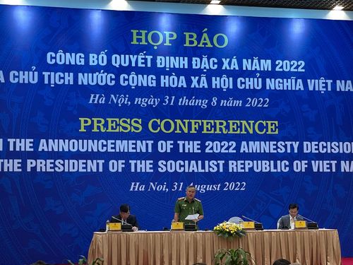 Đại diện Bộ Công an thông tin thêm một số nội dung liên quan đến công tác đặc xá.
